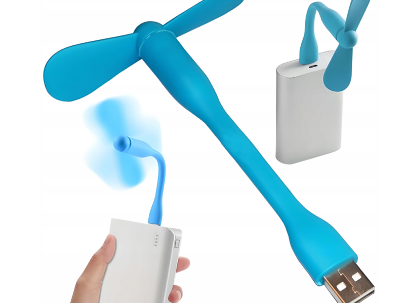 Silicone USB Fan for laptop phone powerbank computer
