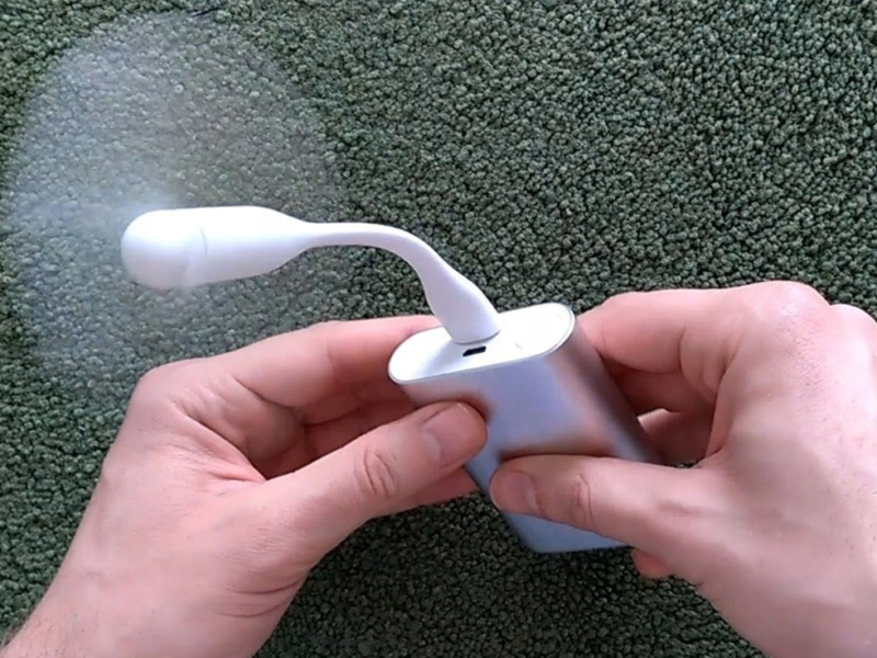 Silicone USB Fan for laptop phone powerbank computer