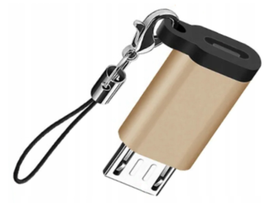 USB-C to Micro-USB pendant adapter