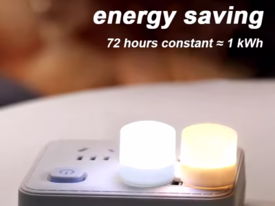 White USB Plug Lamp LED 1 W