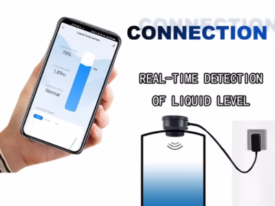 Wifi Ultrasonic Water Level Detector Sensor Tuya Smart Life