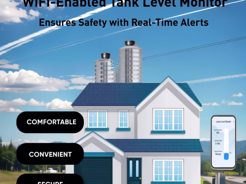 Wifi Ultrasonic Water Level Detector Sensor Tuya Smart Life