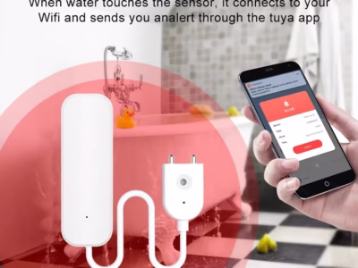 WiFi Water Leak Level Sensor Tuya 2xAAA Smart Life