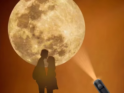 USB Ceiling Moon Projection Atmosphere Light