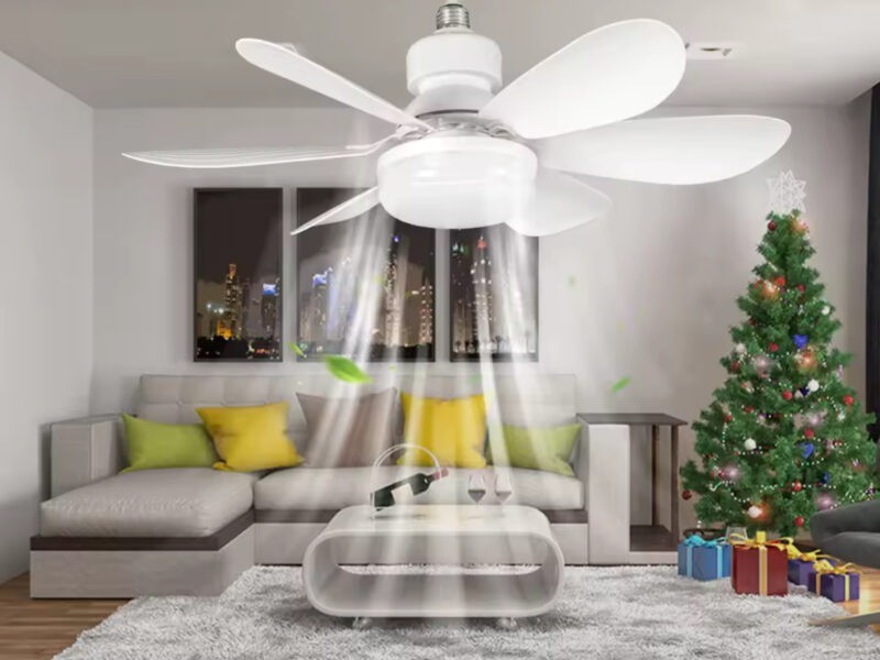 LED 40W ceiling fan light E27 with remote control