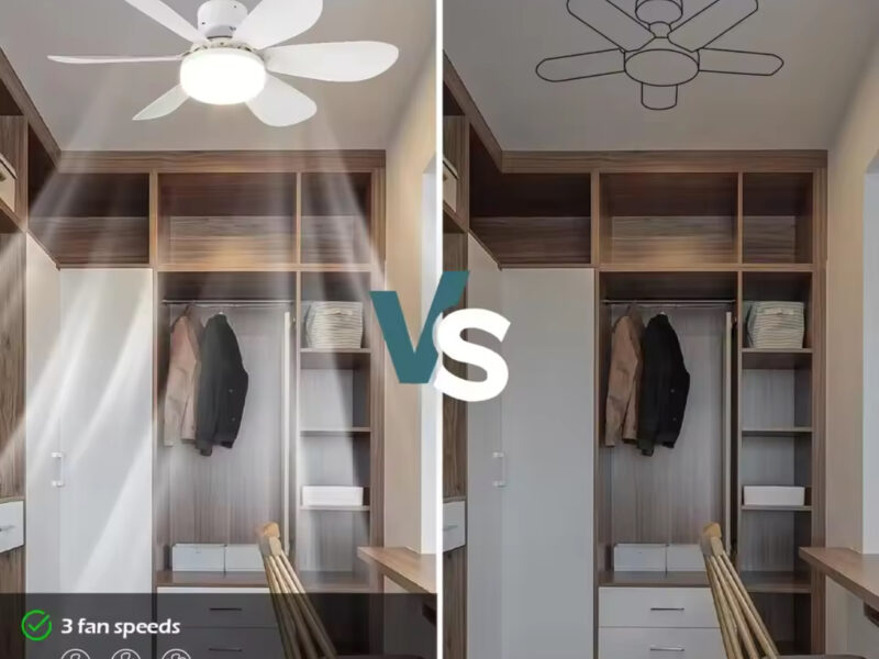 LED 40W ceiling fan light E27 with remote control