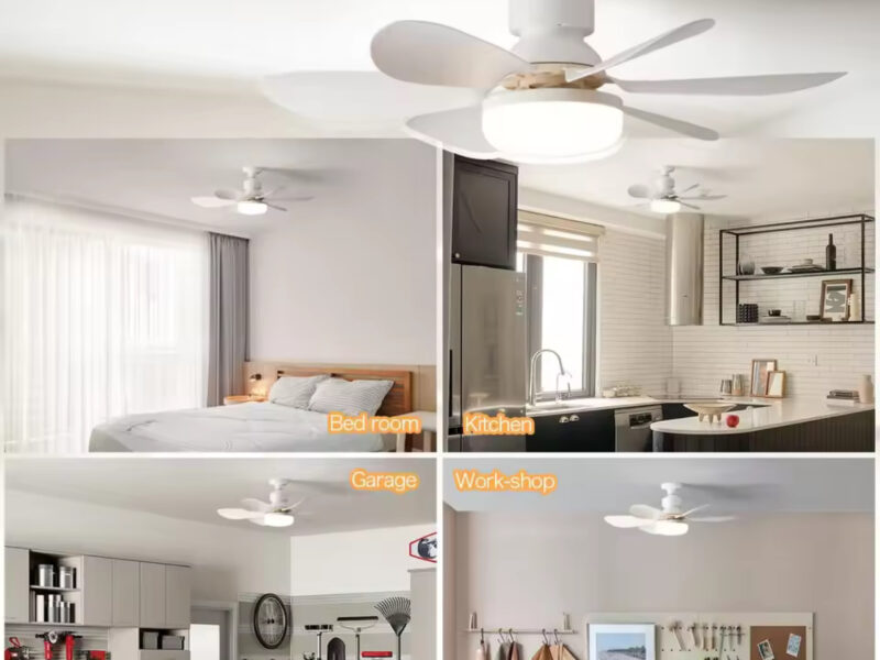 LED 40W ceiling fan light E27 with remote control