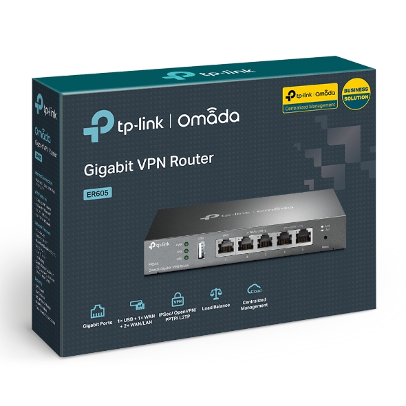 Professional, Secure, and Reliable Gigabit VPN Router ER605