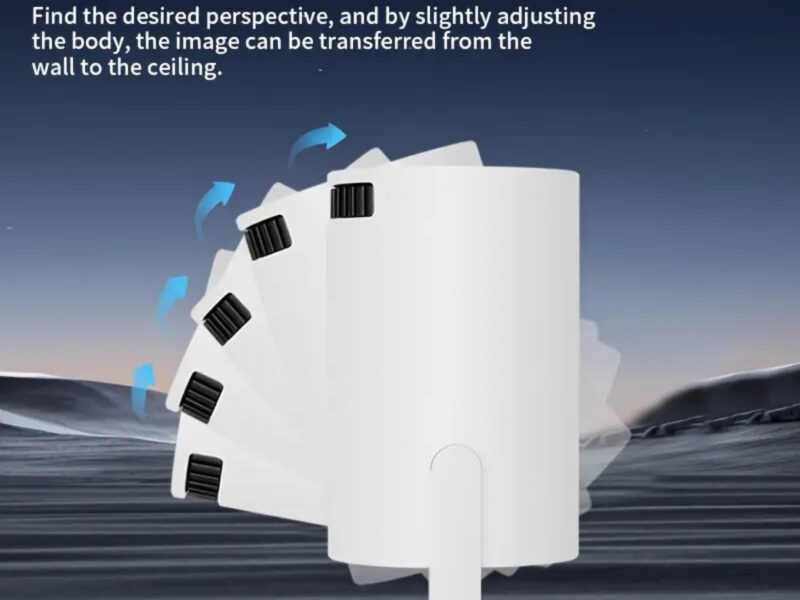 Portable Mini Home Cinema Projector 12V + Screen