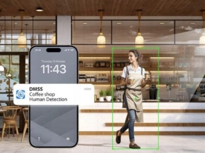 Outdoor WiFi Camera DAHUA 4MP (2K+) F4C-PV | Full Color | AI | Audio | 24/7 Live Stream Webcam Function
